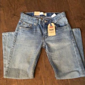 NWT Boys Levi’s 505 Jeans Sz 8